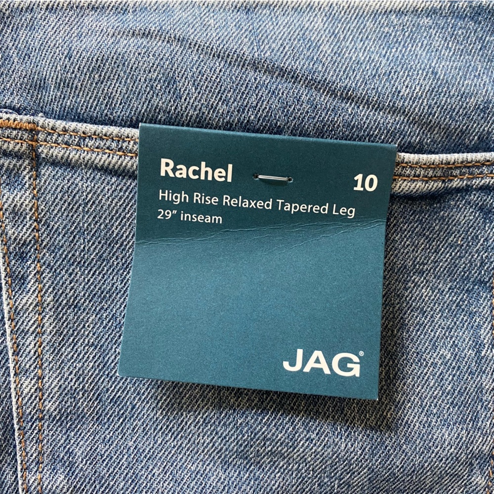 NWT JAG Rachel High Rise Relaxed Tapered Leg Jeans 6 8 10 - Picture 11 of 13